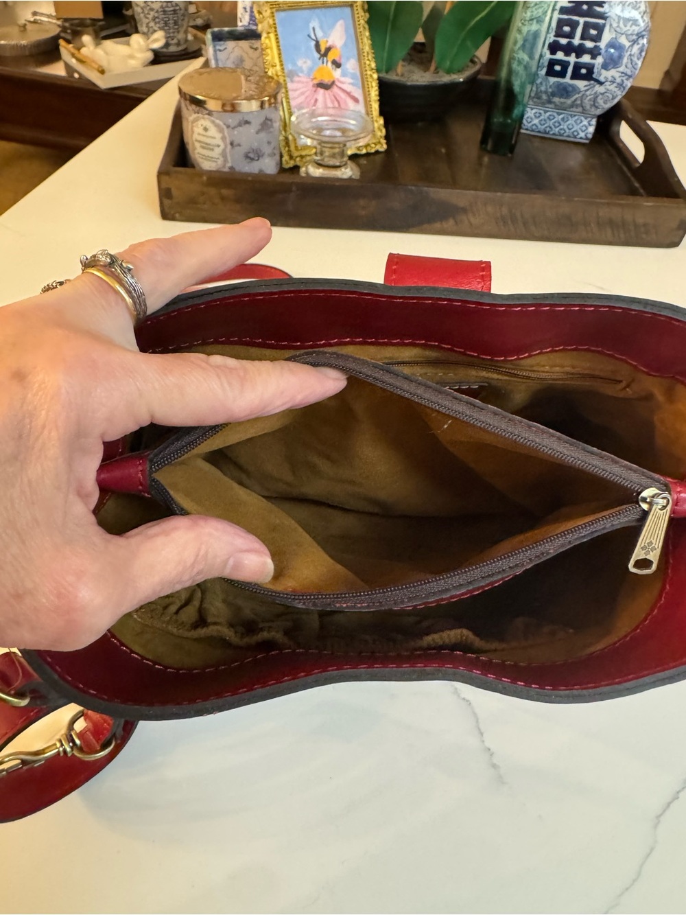 ❤️❤️ NWT PATRICIA NASH IRVING BUCKET BAG! ❤️❤️ - Picture 10 of 11